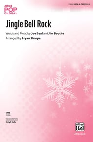 Jingle Bell Rock SATB choral sheet music cover Thumbnail